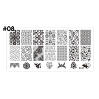 stamping plate uñas
