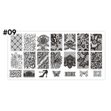 stamping plate uñas