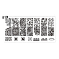 stamping plate uñas