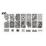stamping plate uñas