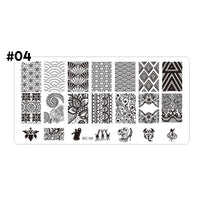 stamping plate uñas