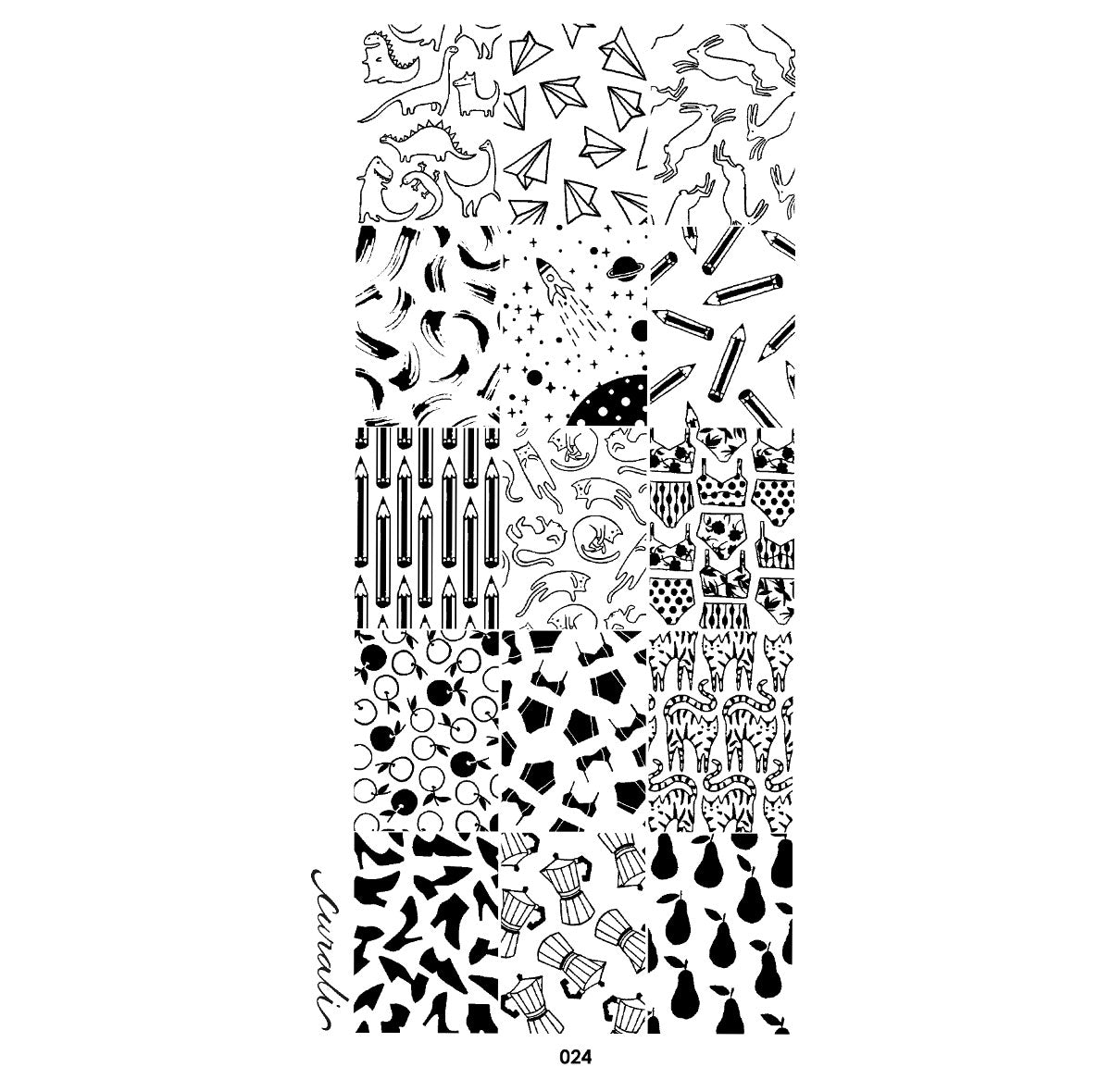 placa de estampación gatitos