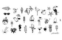Comprar online Placas de estampación para uñas Curali Nail Stamping