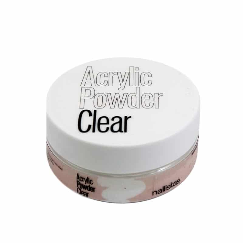 polvo acrílico transparente para uñas esculpidas