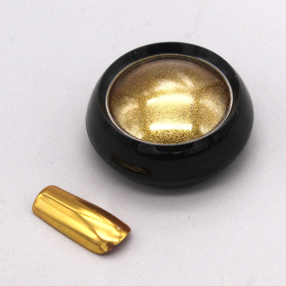 polvo efecto espejo mirror oro