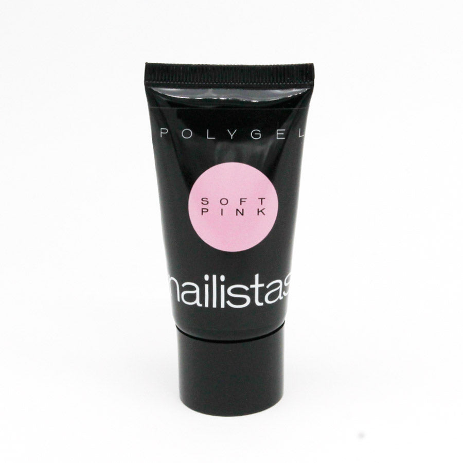 polygel nailistas rosa crema claro