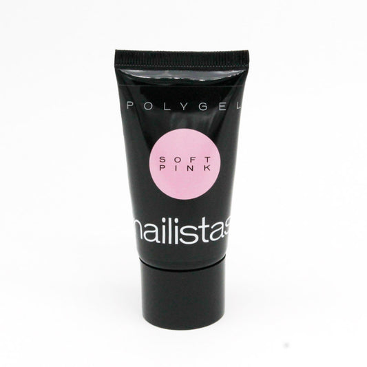 polygel nailistas rosa crema claro