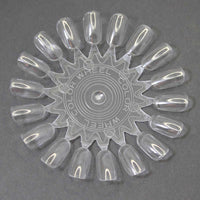 rueda muestrario de nail art esmaltes de uñas transparente