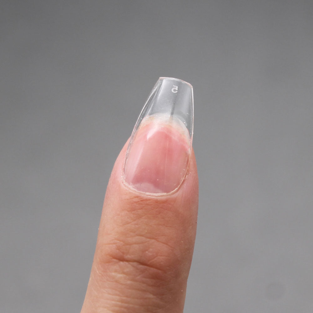 ttips de soft gel X short coffin para soft gel