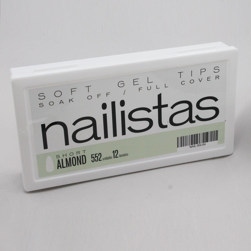 Soft Gel Tips Premium | Short Almond 552 uds