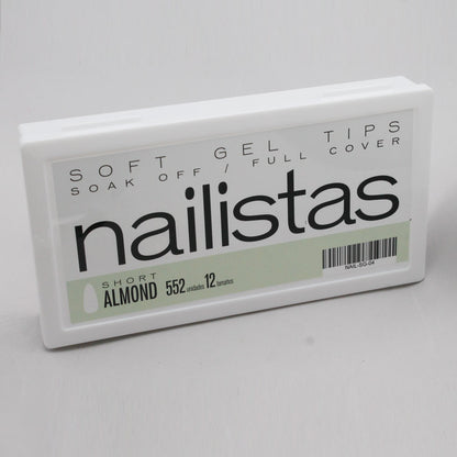 Soft Gel Tips Premium | Short Almond 552 uds