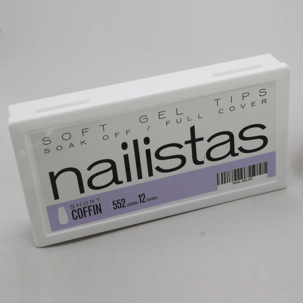 Embouts en gel souple Premium | Coffin court 552 unités