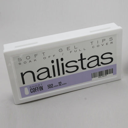 Embouts en gel souple Premium | Coffin court 552 unités